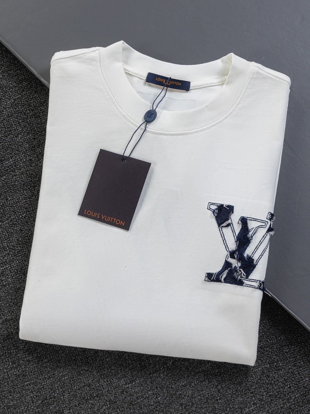 260120 New high-quality special embroidery craft T-shirt
