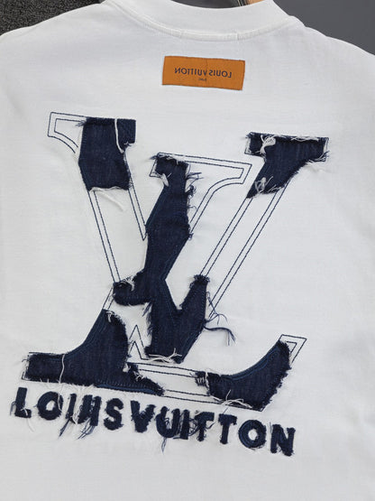 260120 New high-quality special embroidery craft T-shirt