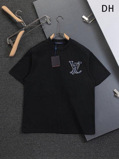 260120 New high-quality special embroidery craft T-shirt