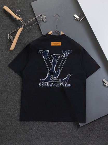 260120 New high-quality special embroidery craft T-shirt