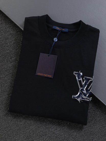 260120 New high-quality special embroidery craft T-shirt