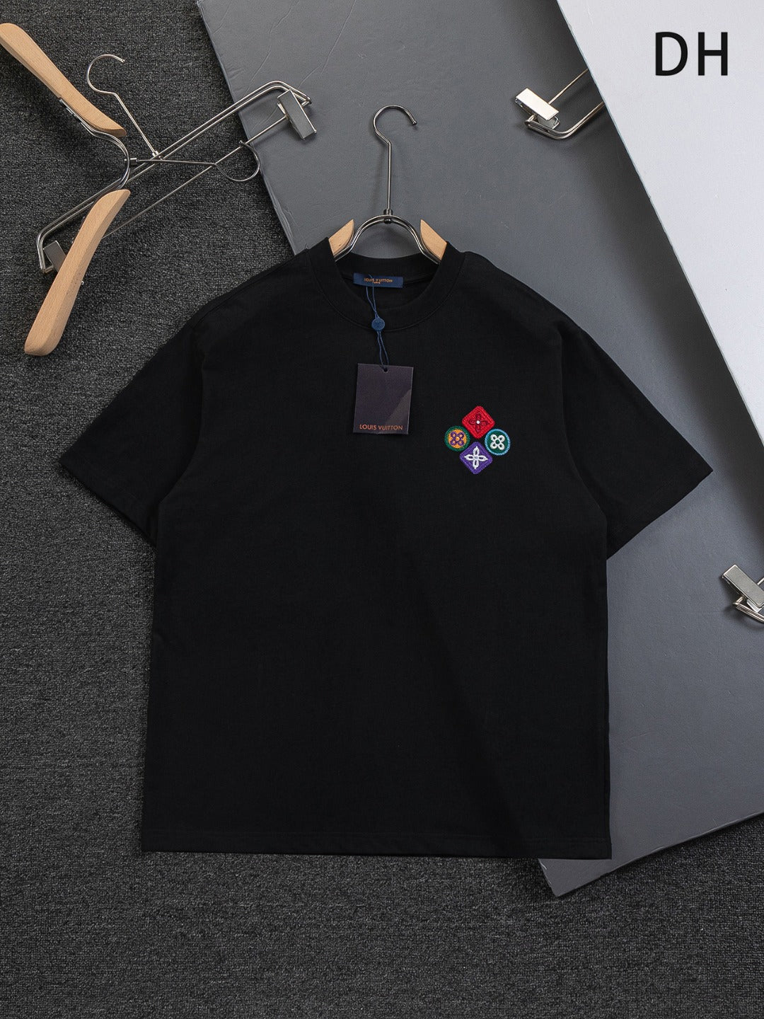 260120 New high-quality special embroidery craft T-shirt