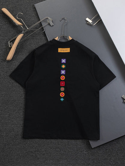 260120 New high-quality special embroidery craft T-shirt