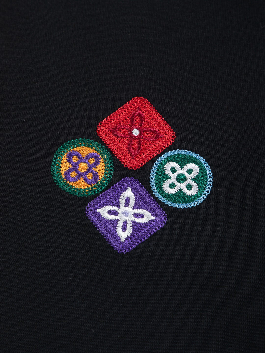 260120 New high-quality special embroidery craft T-shirt