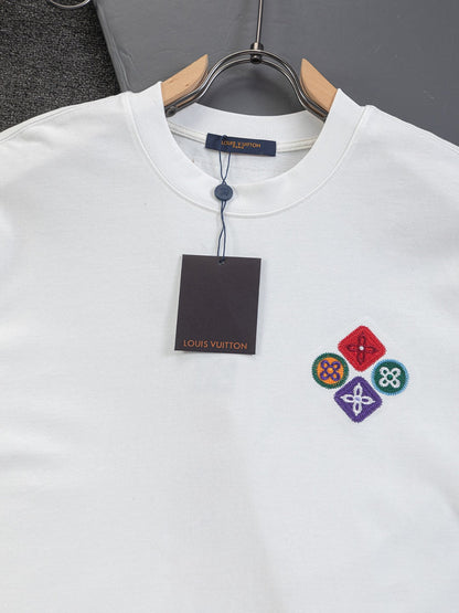 260120 New high-quality special embroidery craft T-shirt