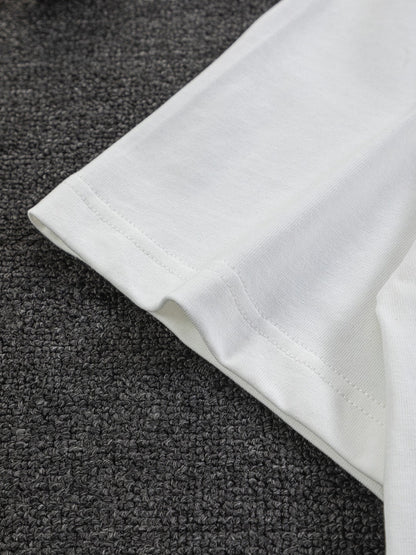260120 New high-quality special embroidery craft T-shirt