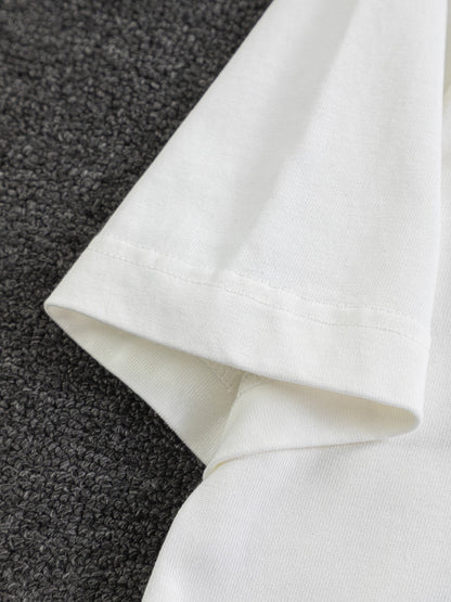 260120 New high-quality special embroidery craft T-shirt