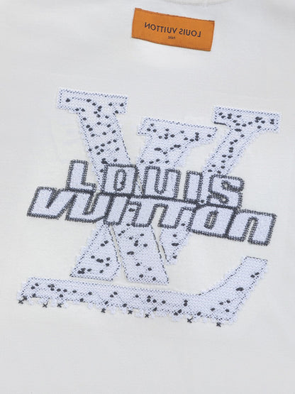 260120 New high-quality special embroidery craft T-shirt