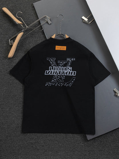 260120 New high-quality special embroidery craft T-shirt