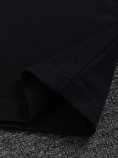 260120 New high-quality special embroidery craft T-shirt
