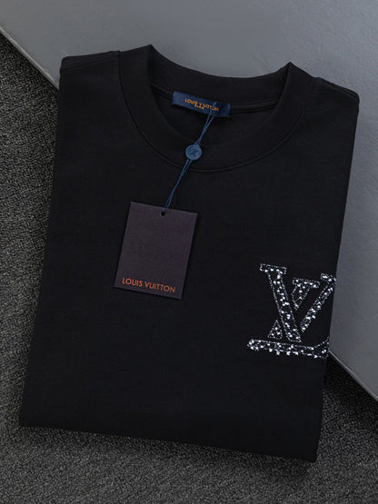 260120 New high-quality special embroidery craft T-shirt