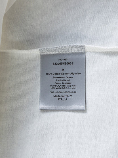 260120 New high-quality embroidered patchwork color-matched T-shirt
