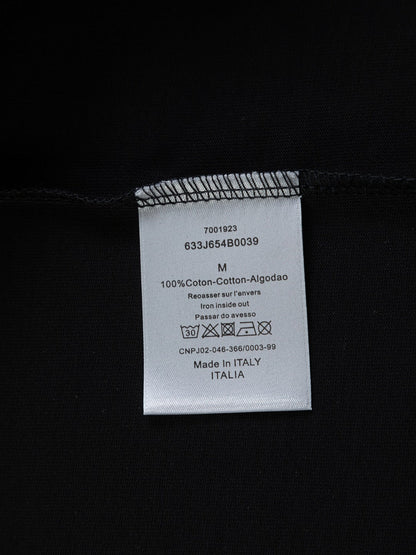 260120 New high-quality embroidered patchwork color-matched T-shirt