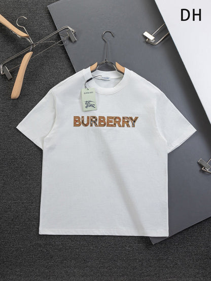 260120 New high-quality classic checkered printed T-shirt