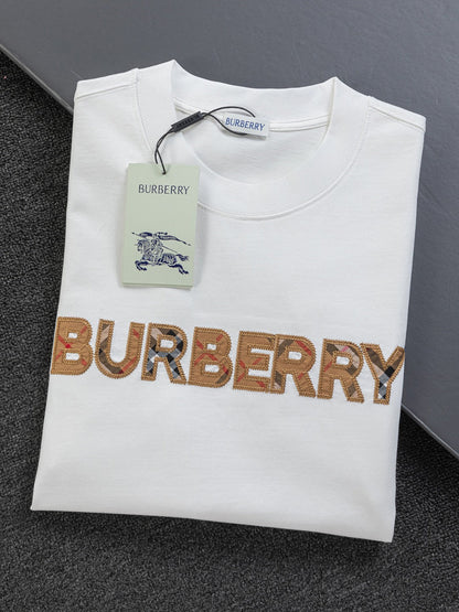 260120 New high-quality classic checkered printed T-shirt