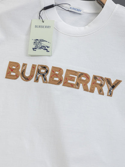 260120 New high-quality classic checkered printed T-shirt