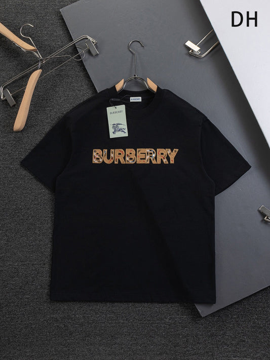 260120 New high-quality classic checkered printed T-shirt