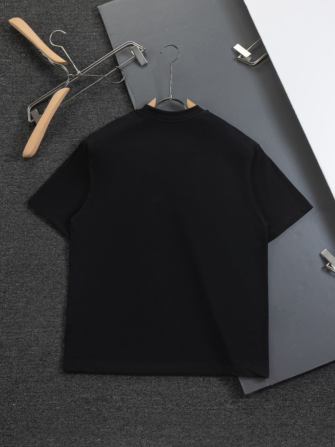 260120 New high-quality classic checkered printed T-shirt
