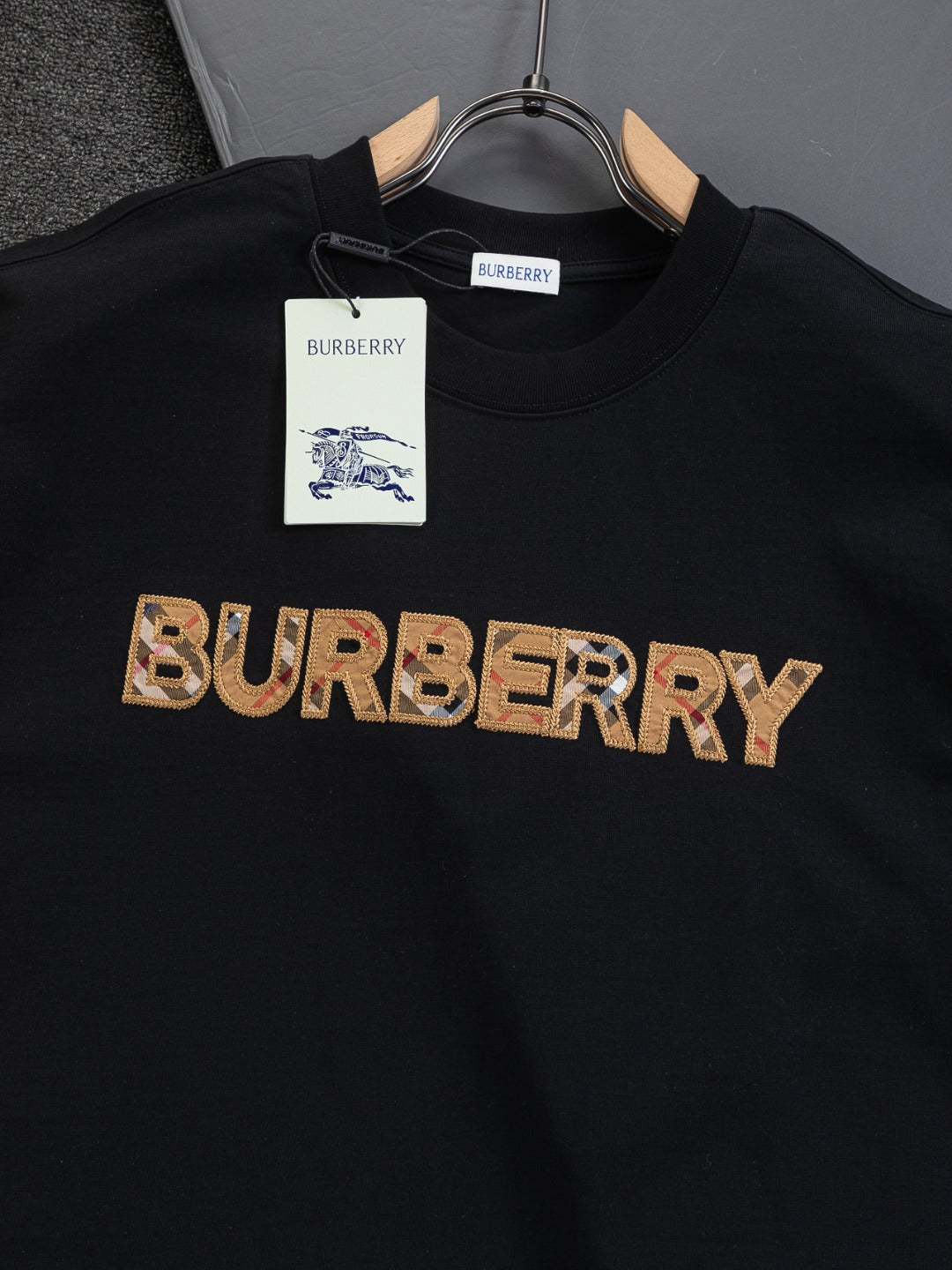 260120 New high-quality classic checkered printed T-shirt