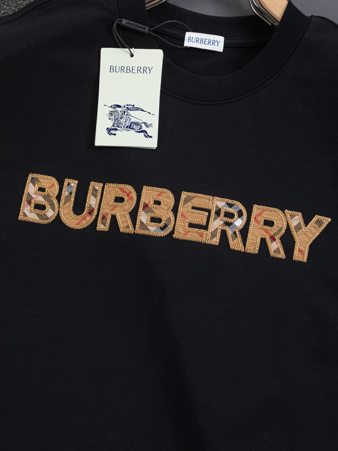 260120 New high-quality classic checkered printed T-shirt
