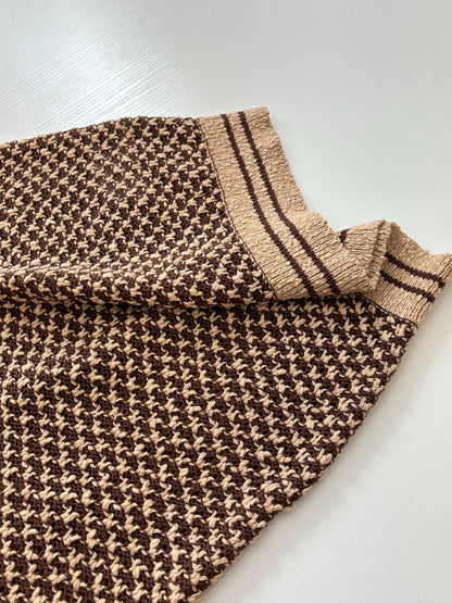 260120 New high-quality mesh thick-needle knitted short-sleeved Polo shirt