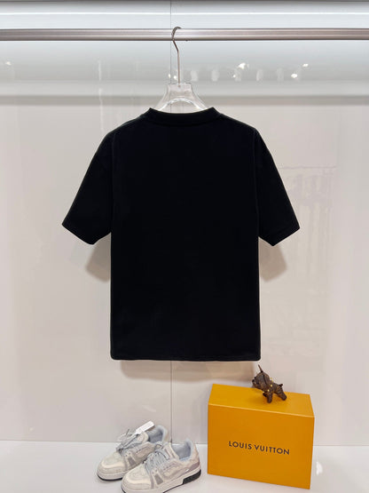 260306 New high-quality, distinctive and simple embroidered T-shirt
