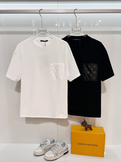260306 New high-quality printed pocket T-shirt