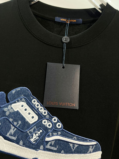 260306 New high-quality shoes with embroidered patches T-shirt