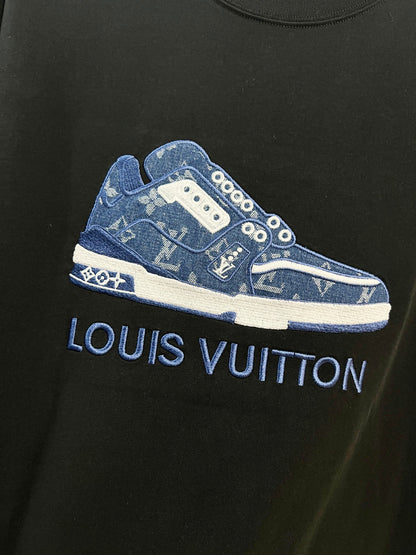 260306 New high-quality shoes with embroidered patches T-shirt