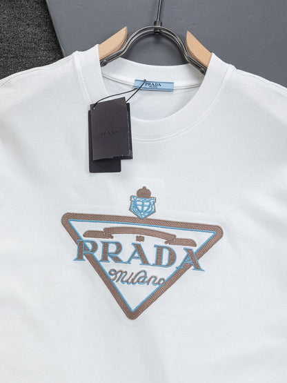 260306 New high-quality large-letter embroidered T-shirt