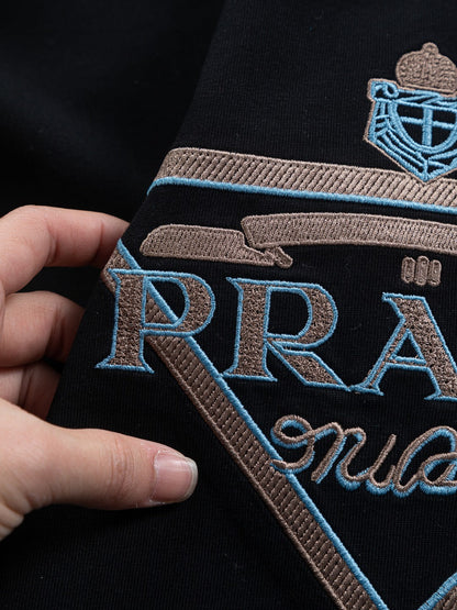 260306 New high-quality large-letter embroidered T-shirt