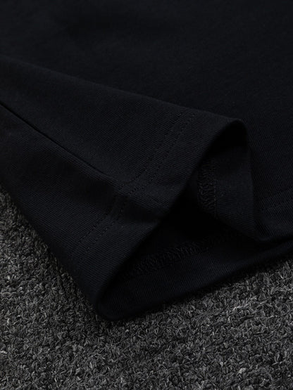 260306 New high-quality large-letter embroidered T-shirt