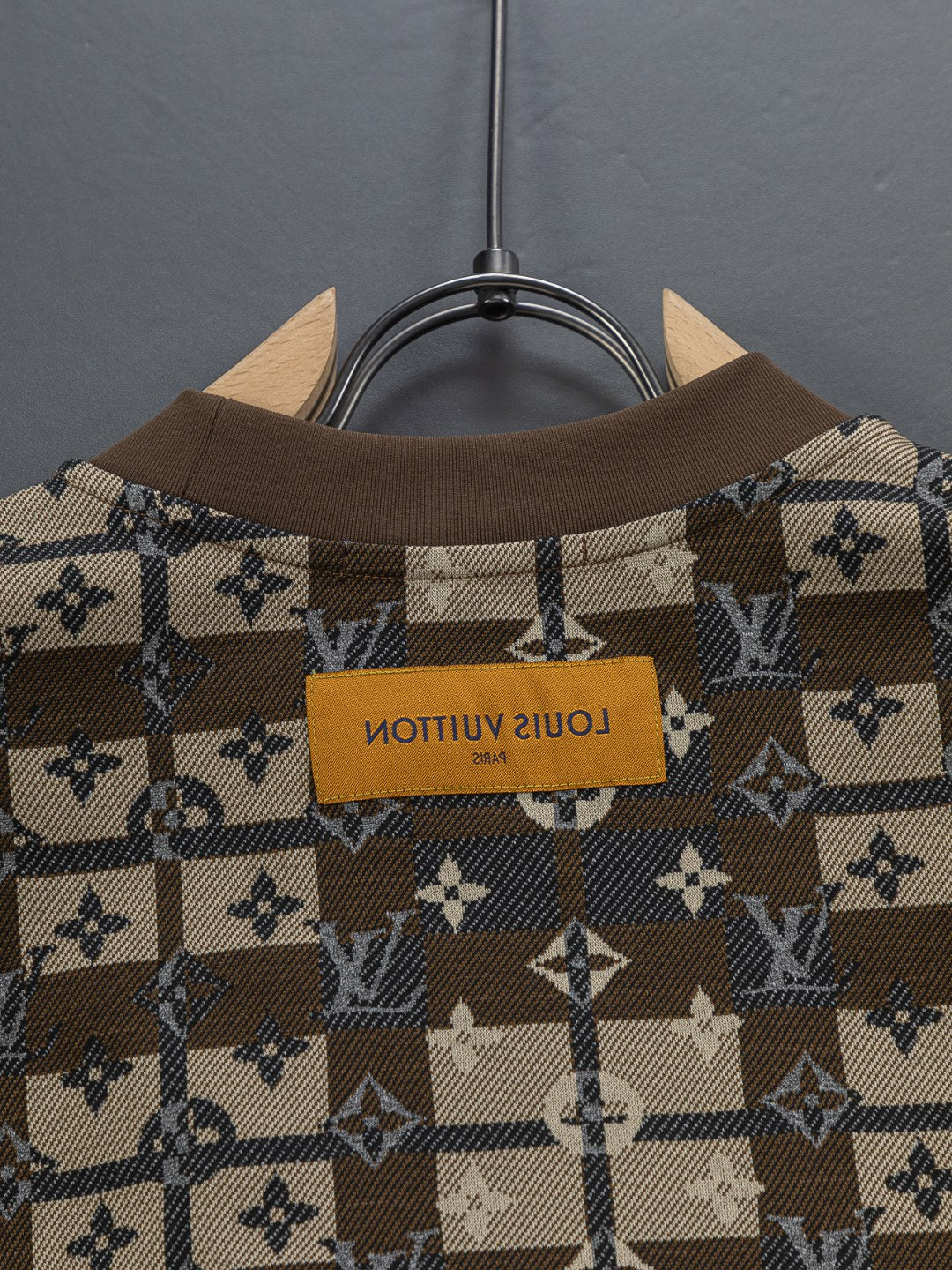 260306 New high-quality multi-color jacquard checkered T-shirt