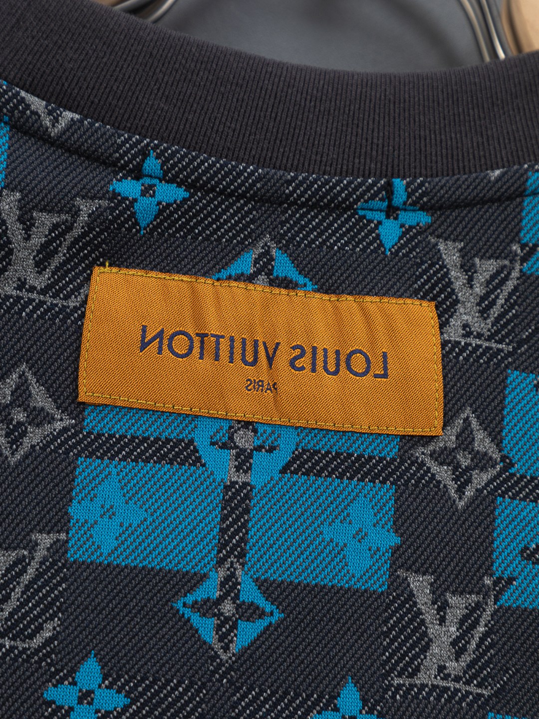 260306 New high-quality multi-color jacquard checkered T-shirt
