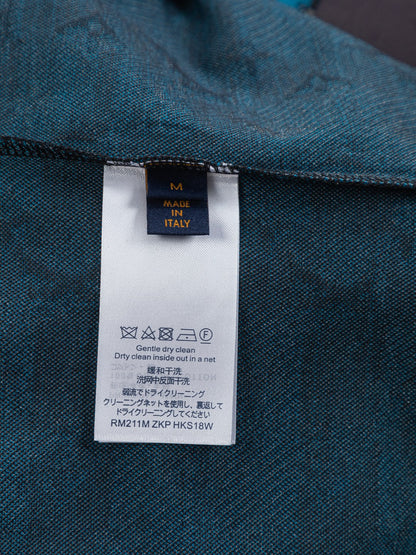 260306 New high-quality multi-color jacquard checkered T-shirt