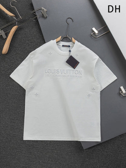 260306 New high-quality and simple embroidered T-shirt