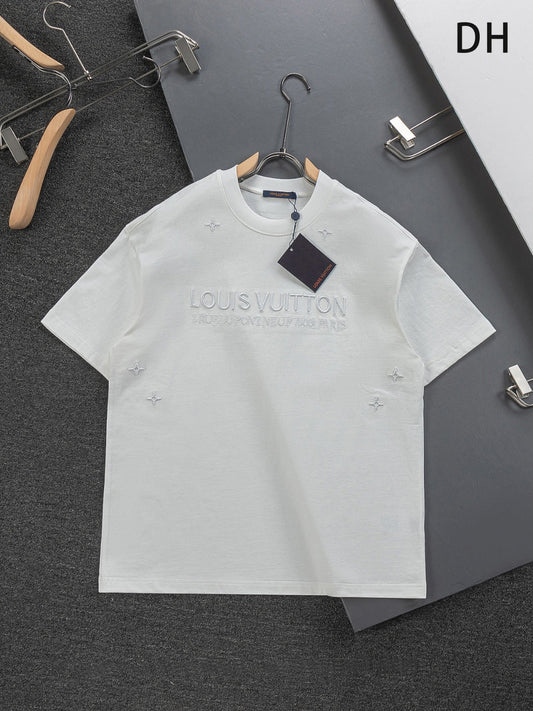 260306 New high-quality and simple embroidered T-shirt