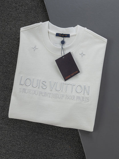260306 New high-quality and simple embroidered T-shirt