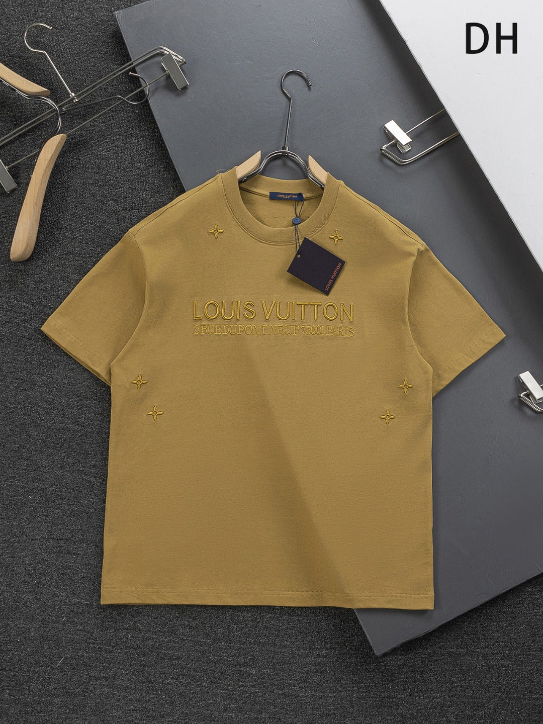 260306 New high-quality and simple embroidered T-shirt
