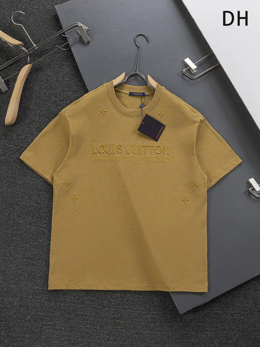 260306 New high-quality and simple embroidered T-shirt