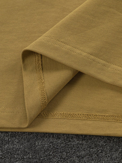 260306 New high-quality and simple embroidered T-shirt