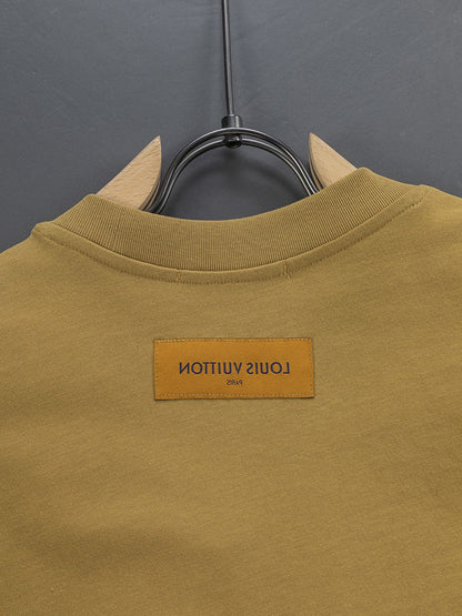 260306 New high-quality and simple embroidered T-shirt