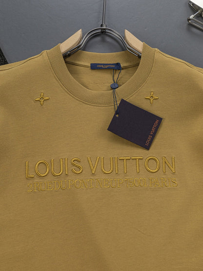 260306 New high-quality and simple embroidered T-shirt