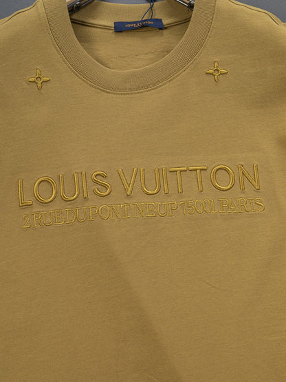 260306 New high-quality and simple embroidered T-shirt