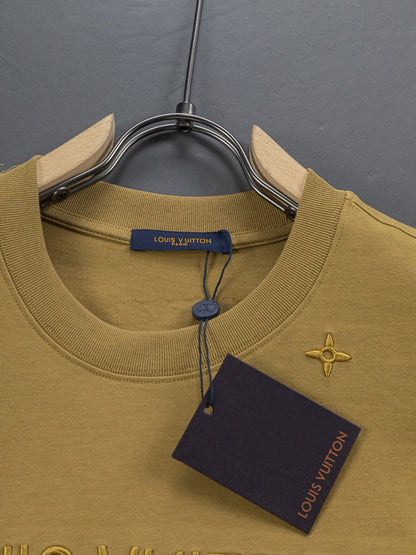 260306 New high-quality and simple embroidered T-shirt