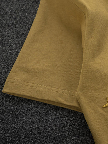 260306 New high-quality and simple embroidered T-shirt