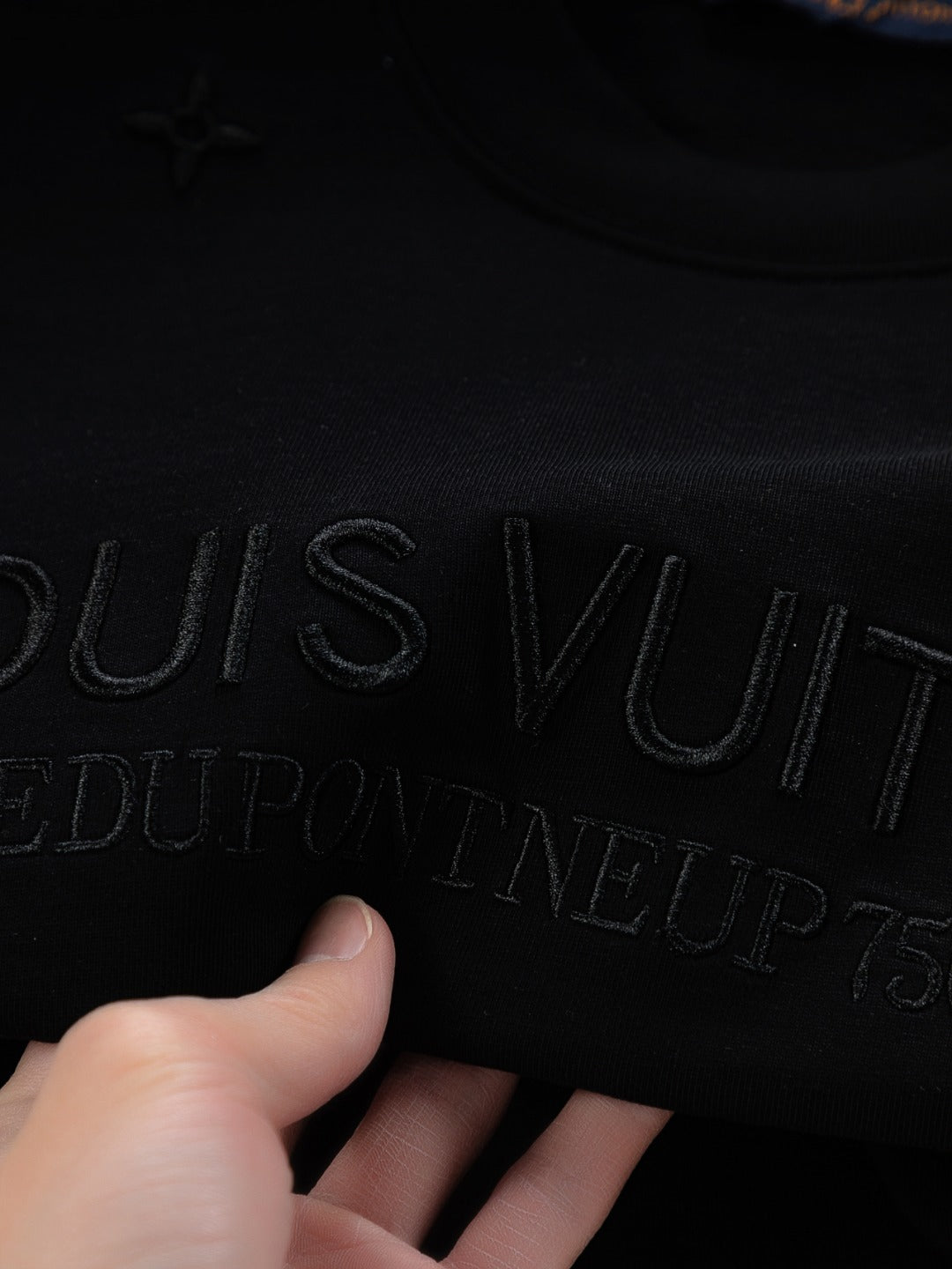 260306 New high-quality and simple embroidered T-shirt
