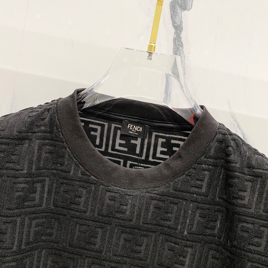 260306 New high-quality jacquard towel fabric T-shirt