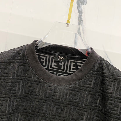 260306 New high-quality jacquard towel fabric T-shirt