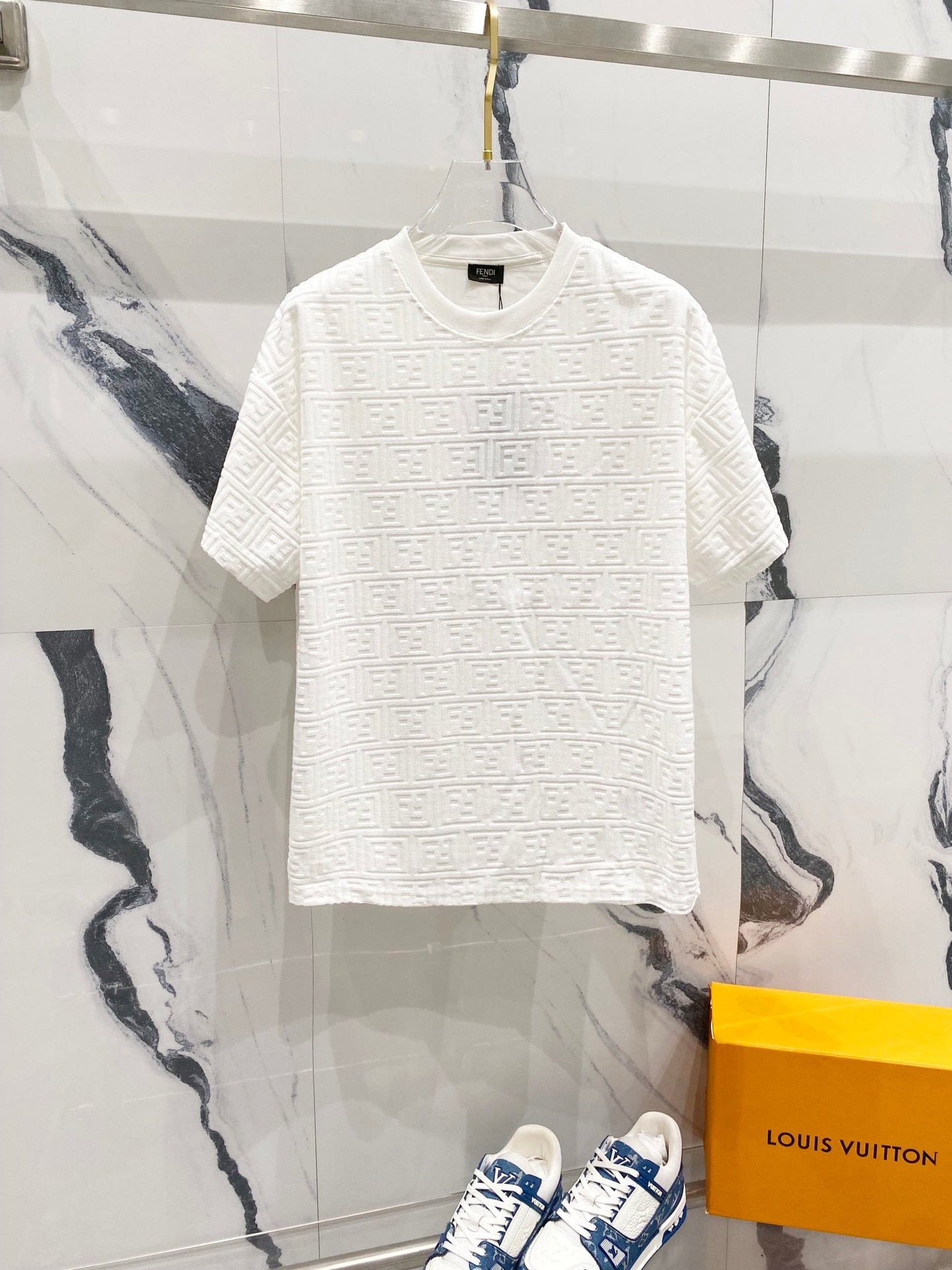 260306 New high-quality jacquard towel fabric T-shirt